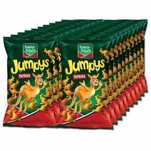 Funny Frisch Jumpys Paprika 75g, Chips, 20 Beutel Bild 1