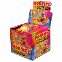 Monster Wunderball am Stiel, Lutscher Bonbon 16 Stück Monster Wunderball am Stiel, Lutscher Bonbon 16 Stück Bild 1