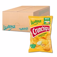 Lorenz Crunchips Cheese & Onion, Chips, 10 Beutel je 150g Lorenz Crunchips Cheese & Onion, Chips, 10 Beutel je 150g Bild 1