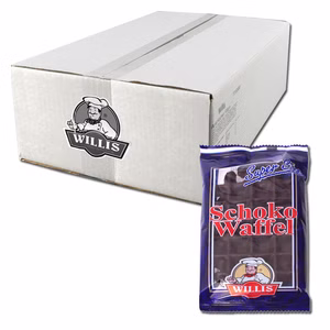 Willis Schoko-Waffel, Super Size, Kuchen, 30 Packungen je 90g Bild 1