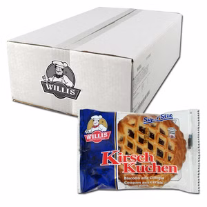 Willis Kirsch Kuchen, Gebäck, 24 Packungen je 90g Bild 1