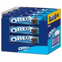 Oreo Original, gefüllter Doppelkeks, 16 Packungen je 154g Oreo Original, gefüllter Doppelkeks, 16 Packungen je 154g Bild 1