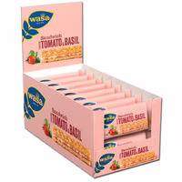 Wasa Sandwich Käse Tomate Basilikum, Knäckebrot 24 Riegel je 40g Wasa Sandwich Käse Tomate Basilikum, Knäckebrot 24 Riegel je 40g Bild 1
