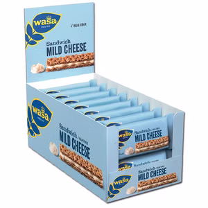 Wasa Sandwich Milder Käse, Knäckebrot, Snack, 24 Riegel je 30g Bild 1