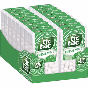 Ferrero Tic Tac fresh mint, Großpackung, 16 Stück Ferrero Tic Tac fresh mint, Großpackung, 16 Stück Bild 1