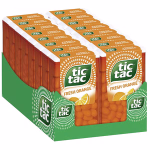 Ferrero Tic Tac fresh orange, Großpackung 16 Stück Ferrero Tic Tac fresh orange, Großpackung 16 Stück Bild 1