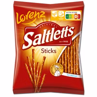 Lorenz Saltletts Sticks 150g, Salzstangen, 12 Beutel Lorenz Saltletts Sticks 150g, Salzstangen, 12 Beutel Bild 2