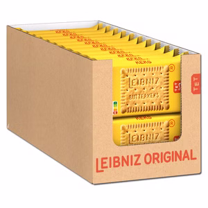 Bahlsen Leibniz Butterkeks, Kekse, Gebäck, 22 Packungen je 50g Bild 1