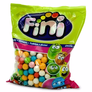 Fini Gum Balls, Kaugummi, Nachfüllbeutel 1kg Fini Gum Balls, Kaugummi, Nachfüllbeutel 1kg Bild 1