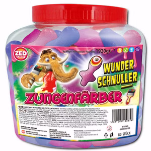Wunderschnuller Zungenfärber, Kaugummi Bonbon 80 Stück Wunderschnuller Zungenfärber, Kaugummi Bonbon 80 Stück Bild 1