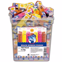 Frigeo Ahoj-Brause Brause-Bonbon-Stangen 100 Stück Frigeo Ahoj-Brause Brause-Bonbon-Stangen 100 Stück Bild 1