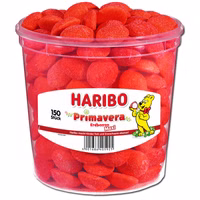 Haribo Primavera, Erdbeeren, Schaumzucker, 150 Stück Haribo Primavera, Erdbeeren, Schaumzucker, 150 Stück Bild 1