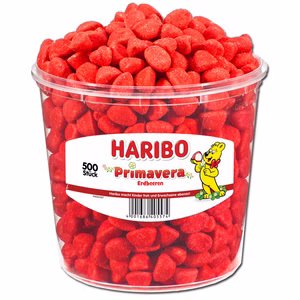 Haribo kleine Erdbeeren Primavera Schaumzucker, 500 Stk Bild 1