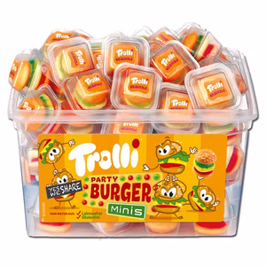 Trolli Mini Burger, Fruchtgummi, 60 Stück Bild 1