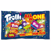 Trolli All in One Minibeutel, Fruchtgummi, 42 Beutel Trolli All in One Minibeutel, Fruchtgummi, 42 Beutel Bild 1