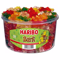 Haribo Bärli, Fruchtgummi, 150 Stück Haribo Bärli, Fruchtgummi, 150 Stück Bild 1