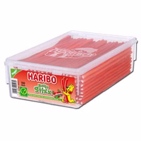 Haribo Balla Stixx Erdbeer, Konfekt-Stangen, 150 Stück Haribo Balla Stixx Erdbeer, Konfekt-Stangen, 150 Stück Bild 1