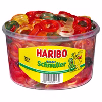 Haribo Kinder Schnuller, Fruchtgummi, 150 Stück Haribo Kinder Schnuller, Fruchtgummi, 150 Stück Bild 1