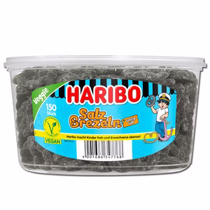 Haribo Salzbrezeln, Lakritz, 150 Stück Bild 1