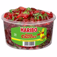 Haribo Happy-Cherries, Kirschen, Fruchtgummi, 150 Stück Haribo Happy-Cherries, Kirschen, Fruchtgummi, 150 Stück Bild 1