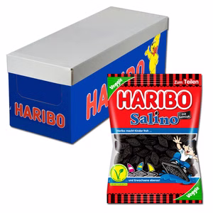 Haribo Salino, Lakritz, 22 Beutel je 175g Haribo Salino, Lakritz, 22 Beutel je 175g Bild 1