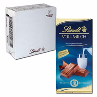 Lindt Vollmilch Schokolade 100g, 10 Tafeln Lindt Vollmilch Schokolade 100g, 10 Tafeln Bild 1