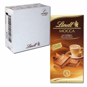 Lindt Mocca Schokolade 100g, 10 Tafeln Lindt Mocca Schokolade 100g, 10 Tafeln Bild 1