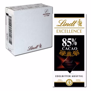 Lindt Excellence 85% Edelbitter Kräftig 100g 20 Tafeln Lindt Excellence 85% Edelbitter Kräftig 100g 20 Tafeln Bild 1