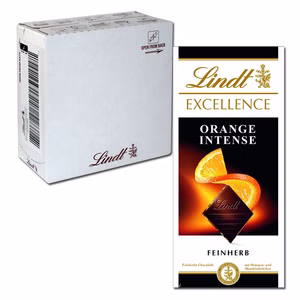 Lindt Excellence Orange Intense 100g Schokolade 20 Tfl Lindt Excellence Orange Intense 100g Schokolade 20 Tfl Bild 1