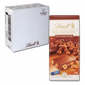 Lindt Les Grandes Noisette Lait, Schokolade, 150g 13 Tafeln Lindt Les Grandes Noisette Lait, Schokolade, 150g 13 Tafeln Bild 1