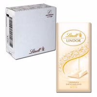 Lindt Lindor weisse Schokolade 100g 12 Tafeln Lindt Lindor weisse Schokolade 100g 12 Tafeln Bild 1