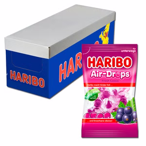 Haribo Air-Drops Fresh Cassis 12 Beutel je 100g Bild 1