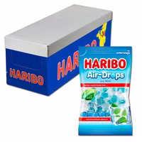 Haribo Air-Drops Ice Mint 12 Beutel je 100g Haribo Air-Drops Ice Mint 12 Beutel je 100g Bild 1