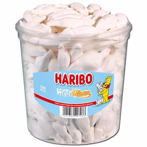 Haribo Weiße Mäuse, Schaumzucker, 150 Stück Bild 1