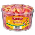 Haribo Pfirsiche, Fruchtgummi, sauer, 150 Stück Bild 1