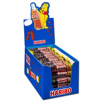 Haribo Cola-Roulette, Cola Rolle, Fruchtgummi, 50 Stück Haribo Cola-Roulette, Cola Rolle, Fruchtgummi, 50 Stück Bild 1