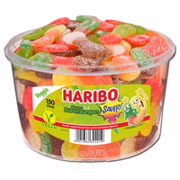 Haribo Saure Bärenzungen, Fruchtgummi, 150 Stück Haribo Saure Bärenzungen, Fruchtgummi, 150 Stück Bild 1