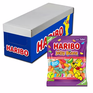 Haribo Jelly Beans,Gelee-Dragees, 20 Beutel je 160g Bild 1