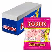 Haribo Süsse Mäuse, Schaumzucker, 16 Beutel je 175g Haribo Süsse Mäuse, Schaumzucker, 16 Beutel je 175g Bild 1