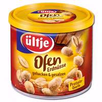 Ültje Ofen gebackene Erdnüsse, gesalzen, Nüsse, 180g Dose Ültje Ofen gebackene Erdnüsse, gesalzen, Nüsse, 180g Dose Bild 1