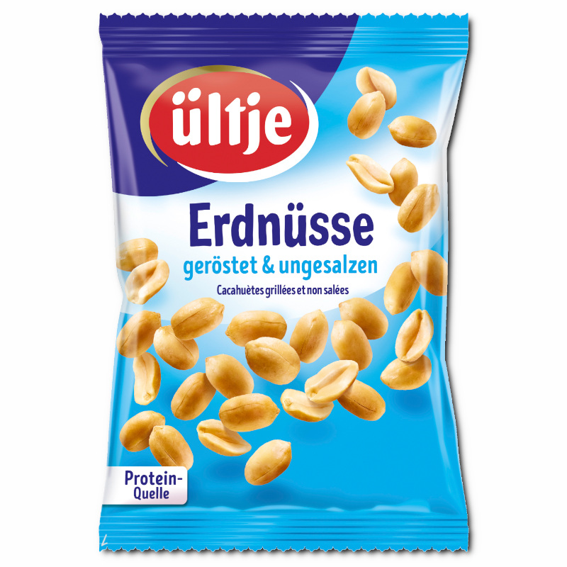 Ültje Erdnüsse ohne Salz, geröstet, Nuss, 200g Beutel Ültje Erdnüsse ohne Salz, geröstet, Nuss, 200g Beutel Bild 1