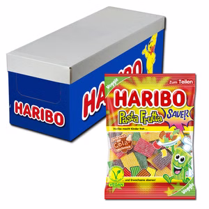 Haribo Pasta Frutta sauer, Fruchtgummi, 16 Beutel je 160g Bild 1
