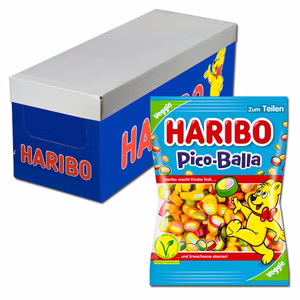 Haribo Pico-Balla, Fruchtgummi, 22 Beutel je 160g Bild 1