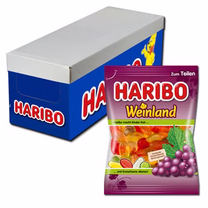 Haribo Weinland, Fruchtgummi, 20 Beutel je 175g Bild 1