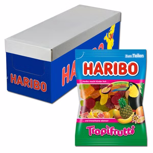 Haribo Tropifrutti, Fruchtgummi, 18 Beutel je 175g Bild 1