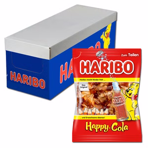 Haribo Happy Cola, Colafläschen, 20 Beutel je 175g Bild 1