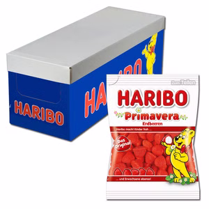 Haribo Primavera Erdbeeren Schaumzucker 10 Beutel je 175g Bild 1