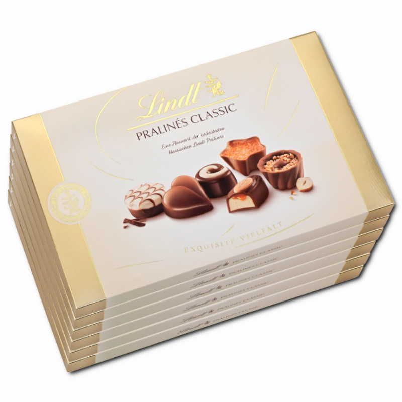 Lindt Pralines Classic Schokolade 6 Packungen je 200g Lindt Pralines Classic Schokolade 6 Packungen je 200g Bild 1