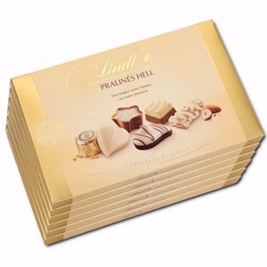 Lindt Pralines Hell, Schokolade, 6 Packungen je 200g Lindt Pralines Hell, Schokolade, 6 Packungen je 200g Bild 1