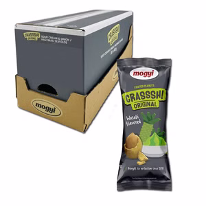 Mogyi Crasssh! Erdnüsse im Teig Wasabi 30 Beutel je 60g Bild 1